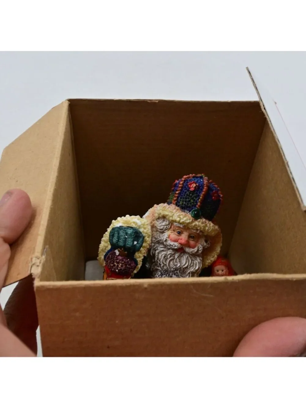 Possible Dreams Crinkle Claus Teddy Russian Santa #659073 Vintage 1998 - Picture 8 of 8